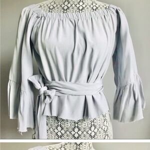 Jen’s Pirate Booty romantic boho wrap blouse top